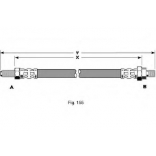 PHC249 TRW Тормозной шланг