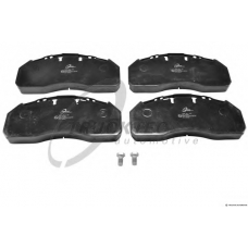 03.35.037 TRUCKTEC AUTOMOTIVE Комплект тормозных колодок, дисковый тормоз