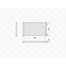 350203145000 MAGNETI MARELLI Конденсатор, кондиционер