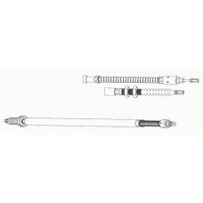 CT02164 CEF Трос, стояночная тормозная система