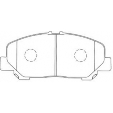 A1N139 AISIN Комплект тормозных колодок, дисковый тормоз