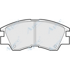 PAD602 APEC Комплект тормозных колодок, дисковый тормоз