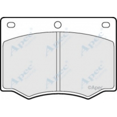 PAD629 APEC Комплект тормозных колодок, дисковый тормоз