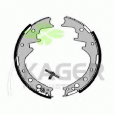 34-0341 KAGER Комплект тормозных колодок