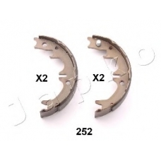 55252 JAPKO Комплект тормозных колодок, стояночная тормозная с