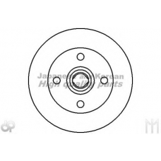 C656-11 ASHUKI Тормозной диск