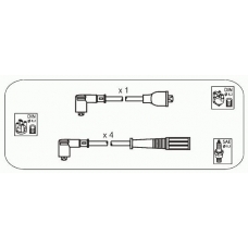 SBS1 JANMOR Комплект проводов зажигания