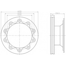 CVD613 DON Тормозной диск
