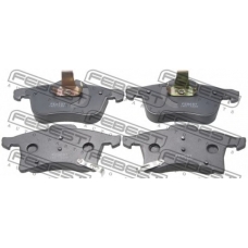 1801-ASHF FEBEST Комплект тормозных колодок, дисковый тормоз
