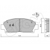 822-166-0 CIFAM Комплект тормозных колодок, дисковый тормоз