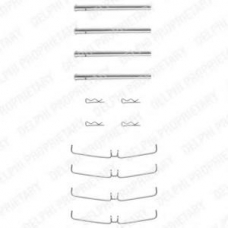 LX0030 DELPHI Комплектующие, колодки дискового тормоза