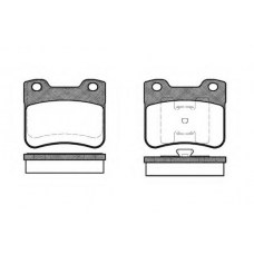 P3473.10 WOKING Комплект тормозных колодок, дисковый тормоз