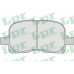 05P768 LPR Комплект тормозных колодок, дисковый тормоз