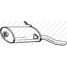 190-041 BOSAL Глушитель выхлопных газов конечный