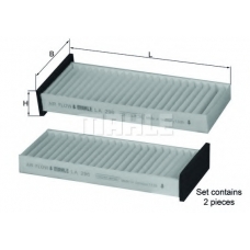 LA 296/S KNECHT Фильтр, воздух во внутренном пространстве