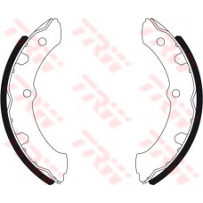 GS7079 TRW Комплект тормозных колодок