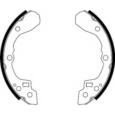 BS1137 QUINTON HAZELL Комплект тормозных колодок