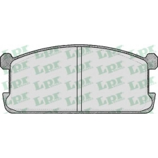 05P254 LPR Комплект тормозных колодок, дисковый тормоз