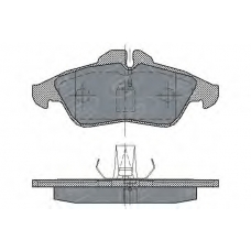 SP 177 PR SCT Комплект тормозных колодок, дисковый тормоз