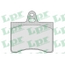 05P800 LPR Комплект тормозных колодок, дисковый тормоз