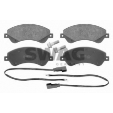 50 91 6673 SWAG Комплект тормозных колодок, дисковый тормоз