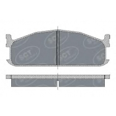 SP 219 SCT Комплект тормозных колодок, дисковый тормоз