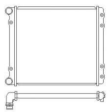 001M18 J. DEUS Радиатор, охлаждение двигателя