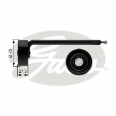 T39088 GATES Натяжной ролик, поликлиновой  ремень