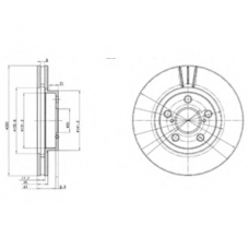 BG3347 DELPHI Тормозной диск