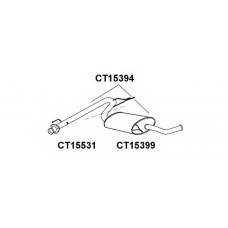 CT15394 VENEPORTE Глушитель выхлопных газов конечный