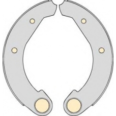 K501910 MGA Комплект тормозов, барабанный тормозной механизм