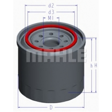 OC 609 MAHLE Масляный фильтр
