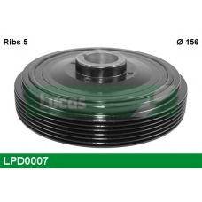 LPD0007 TRW Ременный шкив, коленчатый вал