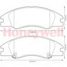 572585B BENDIX Комплект тормозных колодок, дисковый тормоз