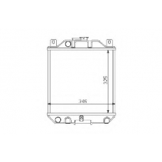 QER1372 QUINTON HAZELL Радиатор, охлаждение двигателя