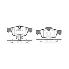 P8913.10 WOKING Комплект тормозных колодок, дисковый тормоз