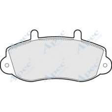 PAD1042 APEC Комплект тормозных колодок, дисковый тормоз