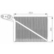 36077 NRF Испаритель, кондиционер