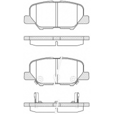 P14363.02 WOKING Комплект тормозных колодок, дисковый тормоз