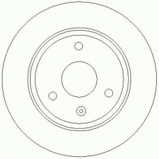 D2011 ROULUNDS Тормозной диск