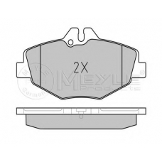 025 237 4320-1/PD MEYLE Комплект тормозных колодок, дисковый тормоз