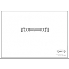 19025847 CORTECO Тормозной шланг