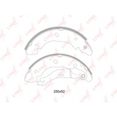 BS3002 LYNX Колодки тормозные барабанные