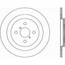 BDA2339.10 OPEN PARTS Тормозной диск