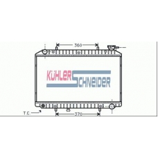 1602701 KUHLER SCHNEIDER Радиатор, охлаждение двигател