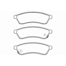 MDB3020 MINTEX Комплект тормозных колодок, дисковый тормоз