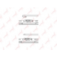 6040LR LYNX Щетка стеклоочистителя для р/авто комплект (2шт.)