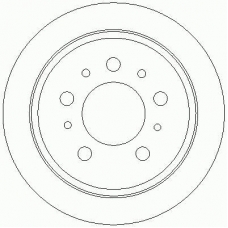 D2304 ROULUNDS Тормозной диск