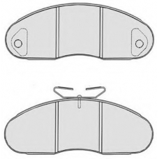 RA.0547.2 RAICAM Комплект тормозных колодок, дисковый тормоз