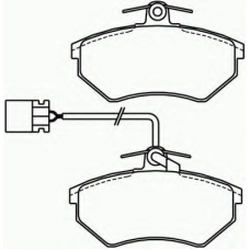 2016805 TEXTAR Комплект тормозных колодок, дисковый тормоз